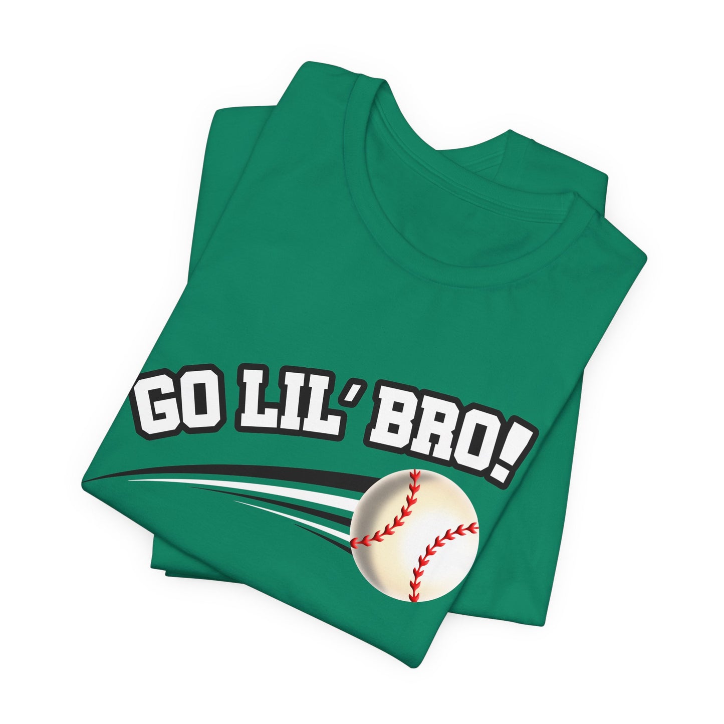 Go Lil' Bro! (Sibling Revelry Baseball) - Unisex Jersey Short Sleeve Tee