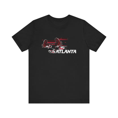 Gas Pump Hawk (for Atlanta fans) - Unisex Jersey Short Sleeve Tee