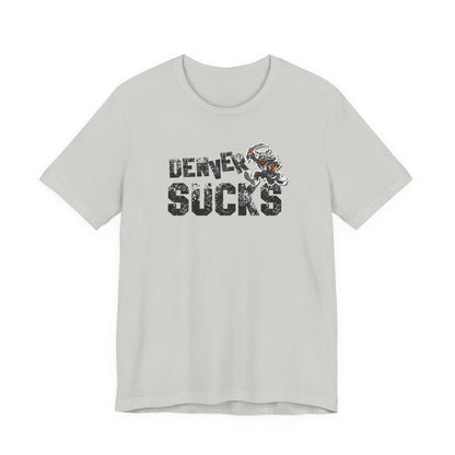 Denver Sux (for Las Vegas fans) - Unisex Jersey Short Sleeve Tee