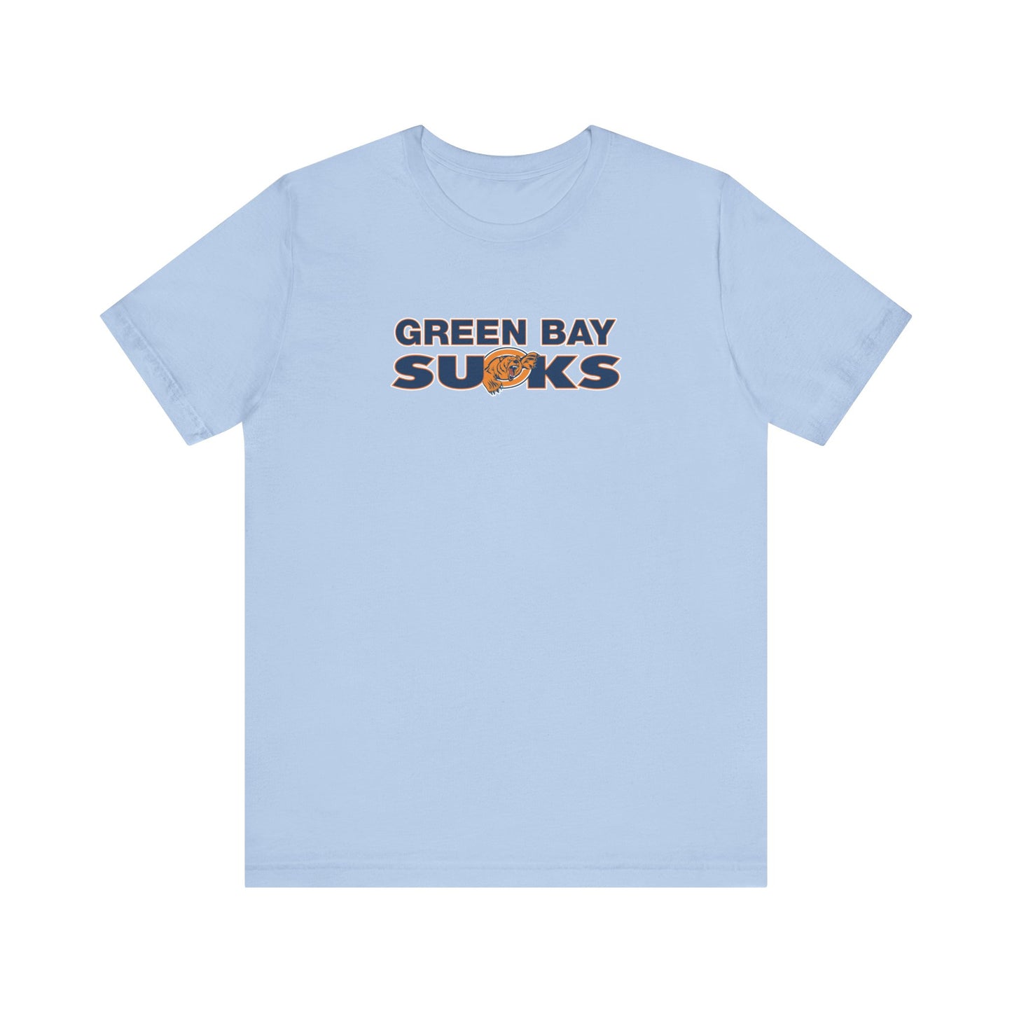 Not So Green Bay Sucks (for Chicago fans) - Unisex Jersey Short Sleeve Tee