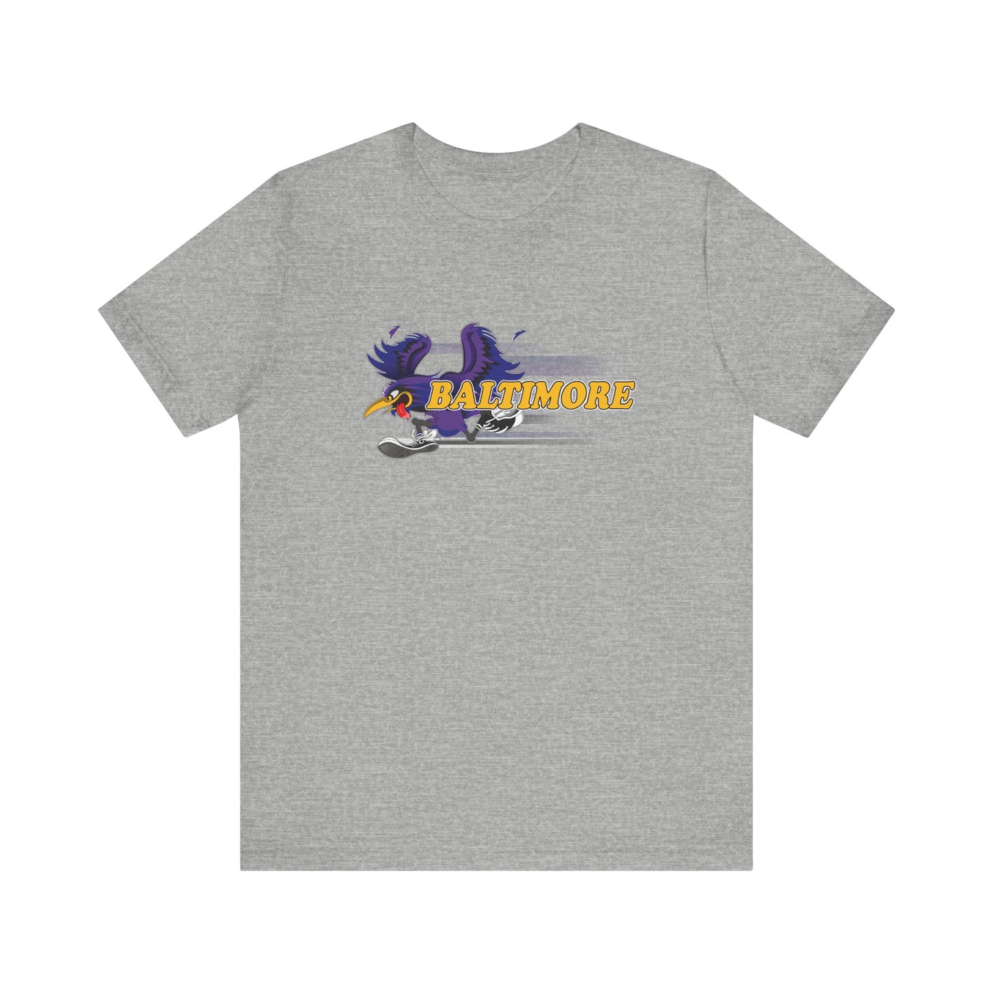 Gas Pump Raven (for Baltimore fans) - Unisex Jersey Short Sleeve Tee