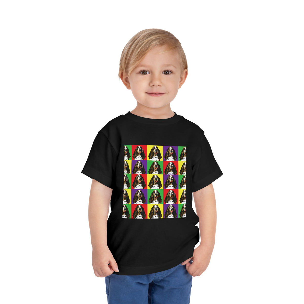 Basset Hound Pop Art - Toddler Tee