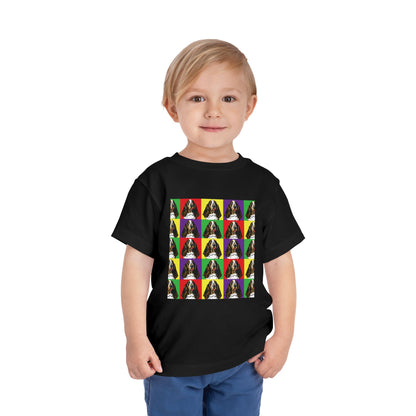 Basset Hound Pop Art - Toddler Tee