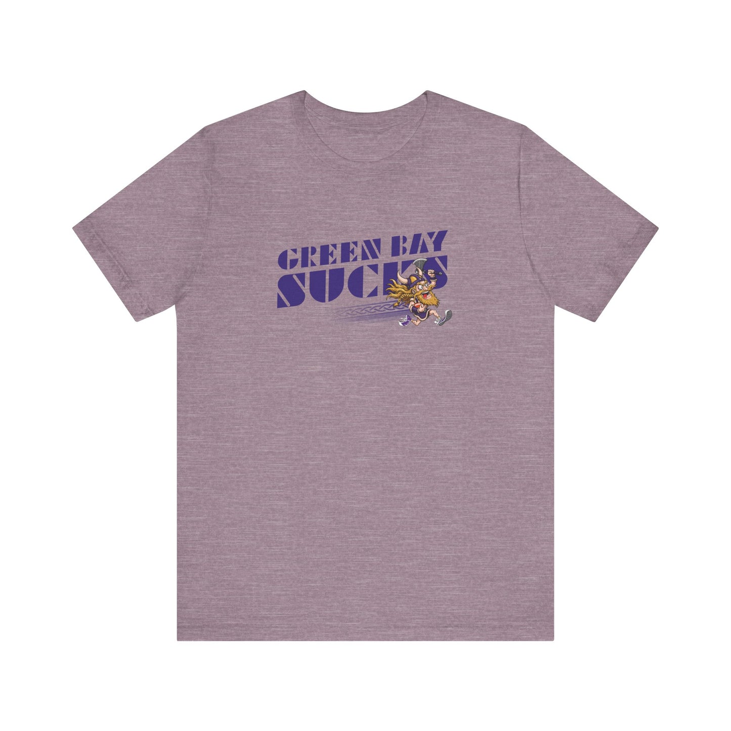 Green Bay Sucks (for Minnesota fans) - Unisex Jersey Short Sleeve Tee