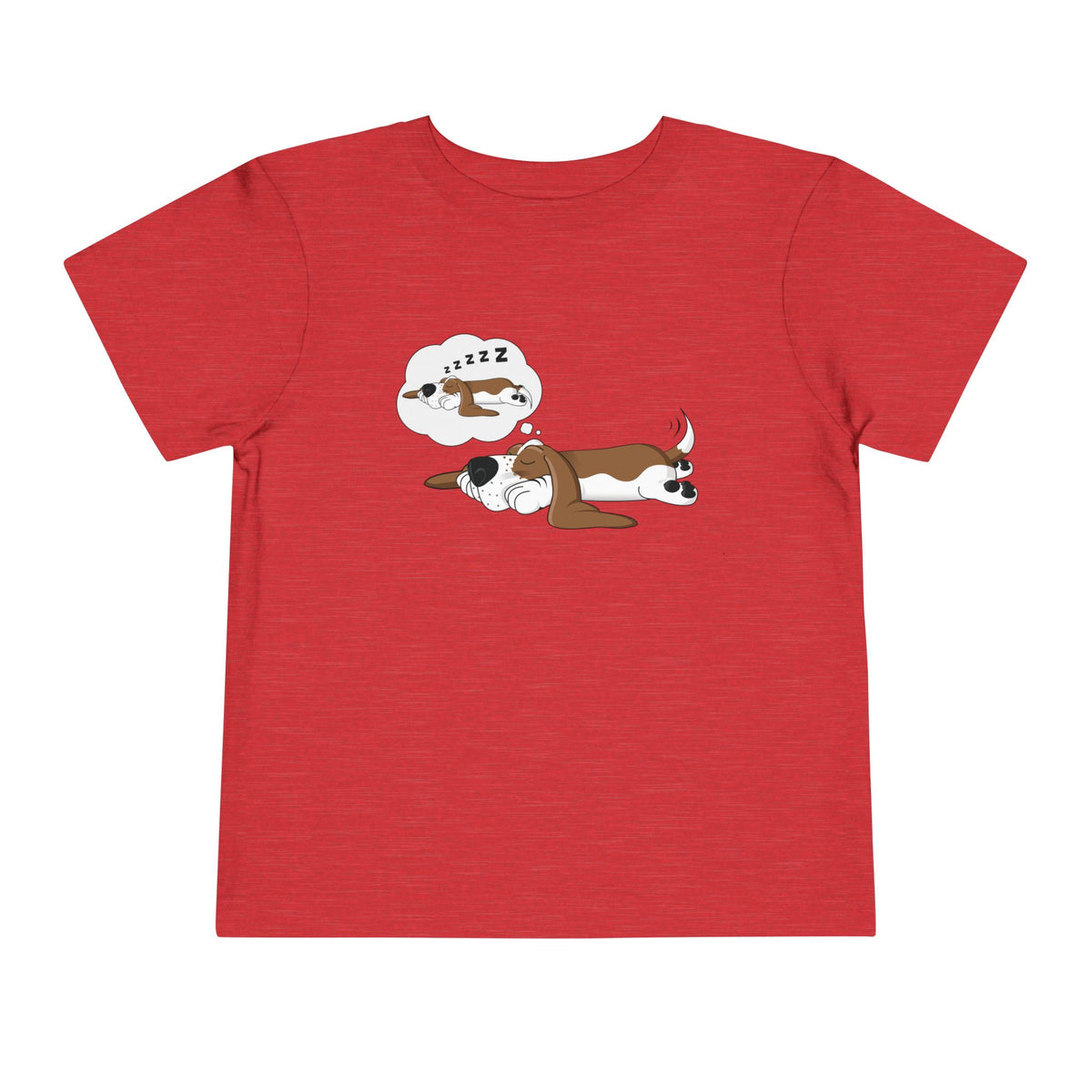 Dreaming of Sleeping Basset Hound - Toddler Tee