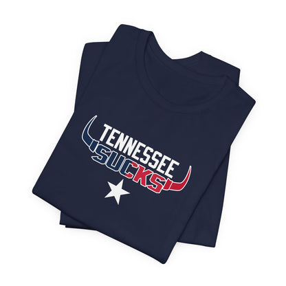 That Nashville Team Sux (for Houston fans) - Unisex Jersey Short Sleeve Tee