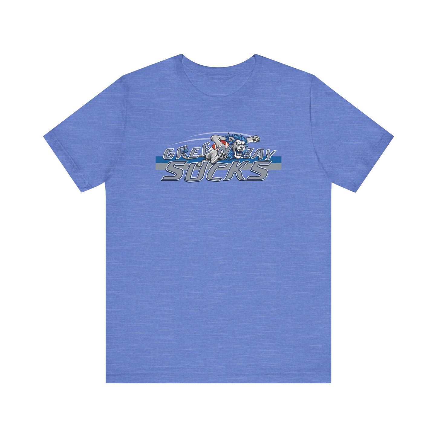 Green Bay Sux (for Detroit fans) - Unisex Jersey Short Sleeve Tee