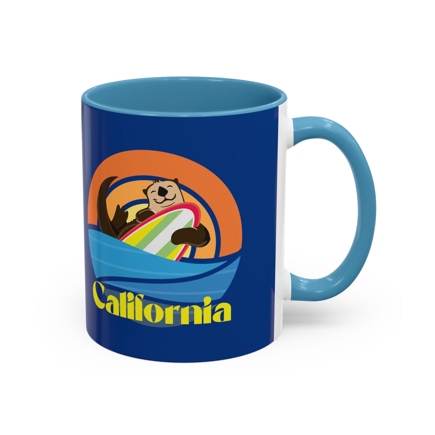 Board Bandit in honor of Sea Otter #841 - Accent Coffee Mug, 11oz