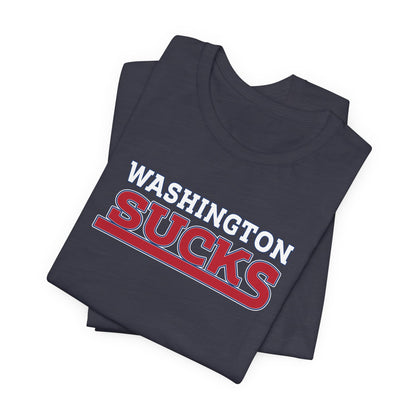 DC Sucks (for New York fans) - Unisex Jersey Short Sleeve Tee