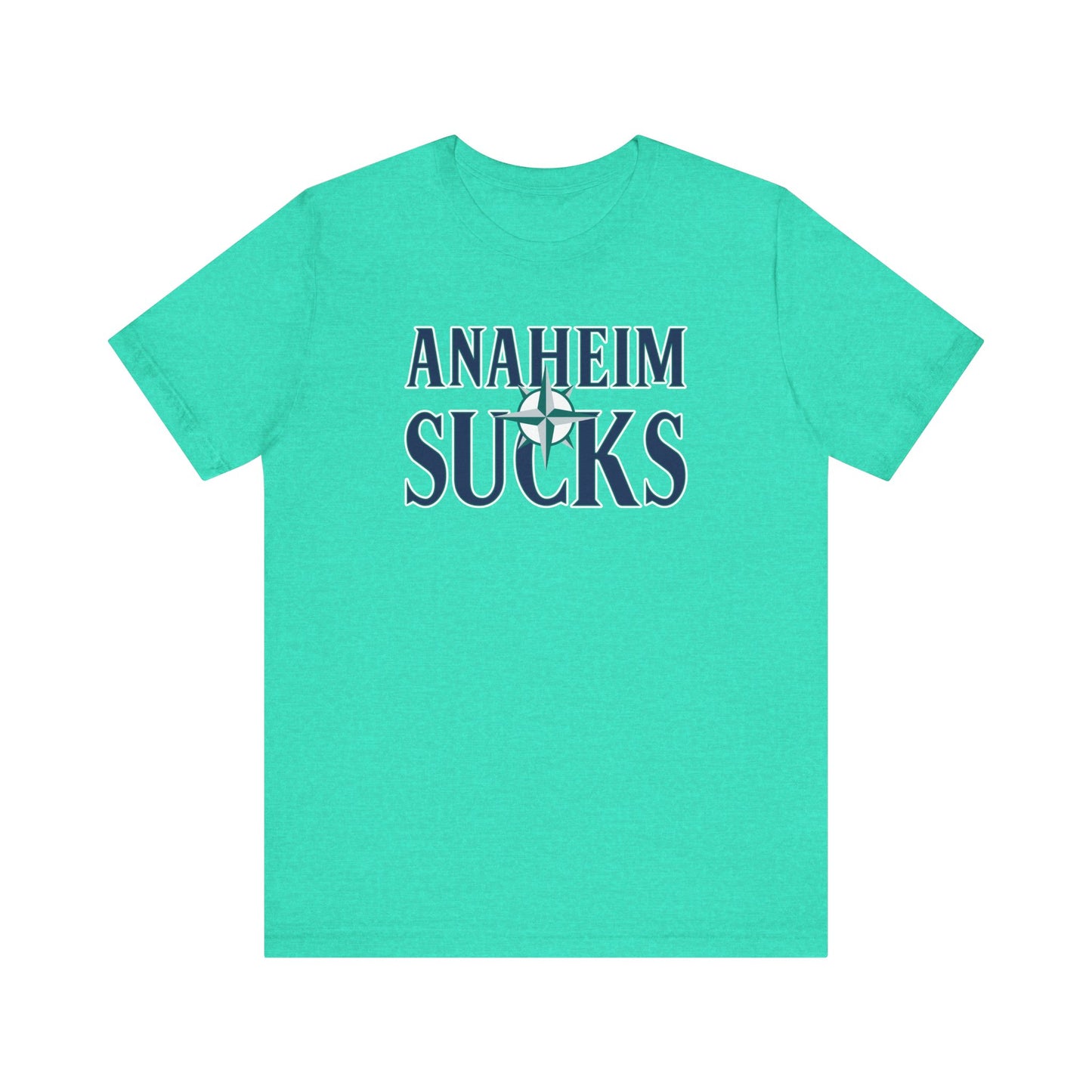 Anaheim Sucks (for Seattle fans) - Unisex Jersey Short Sleeve Tee