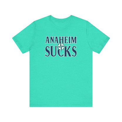 Anaheim Sucks (for Seattle fans) - Unisex Jersey Short Sleeve Tee