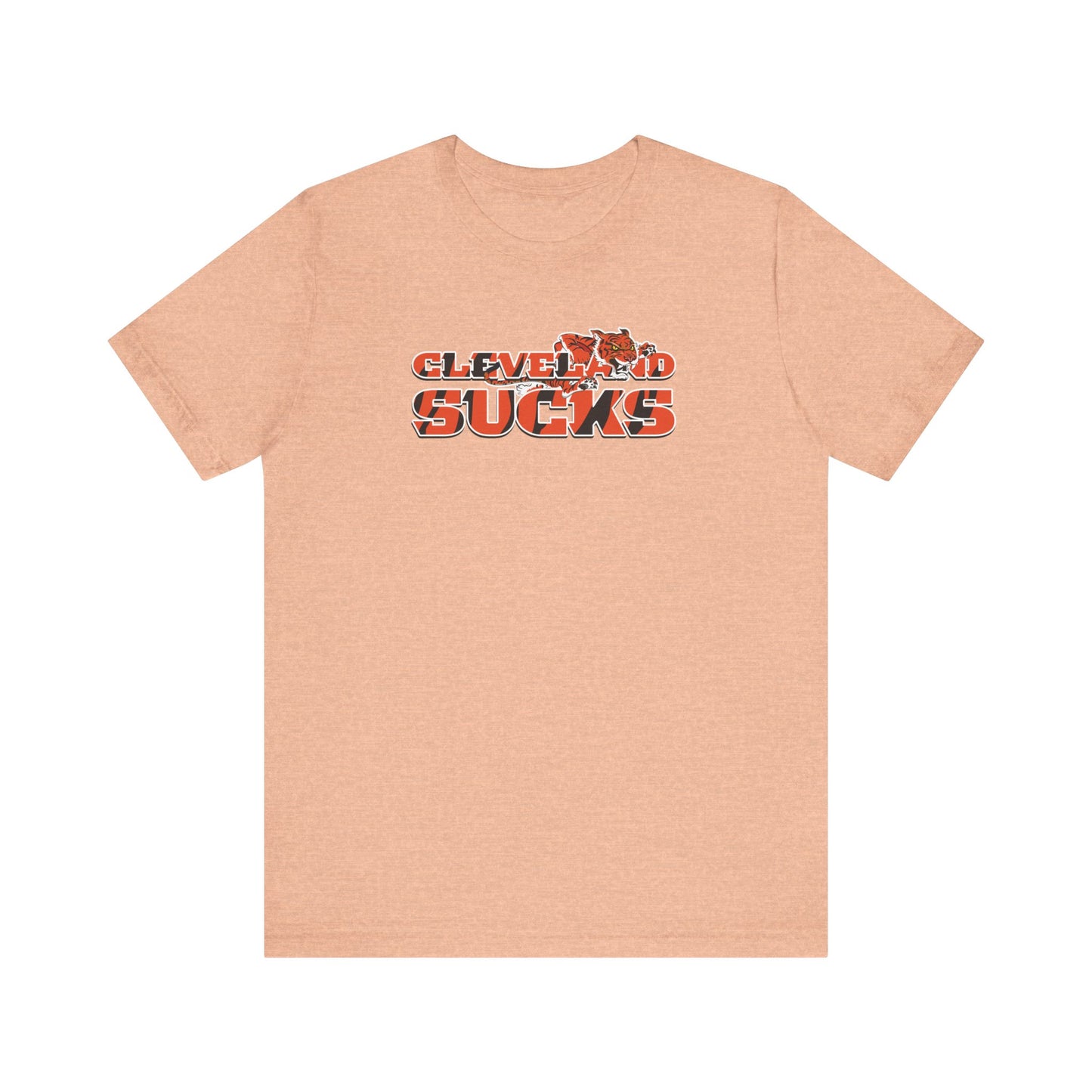 Cleveland Sucks, Doesn't Even Know Colors (for Cincinnati fans) - Unisex Jersey Short Sleeve Tee