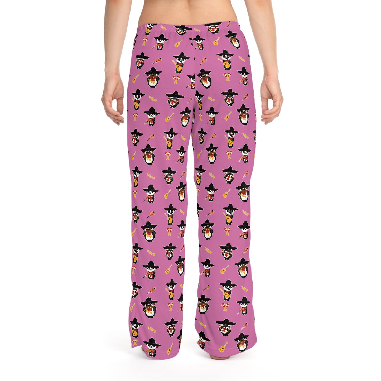 Banda Bears (Pink) - Women's Pajama Pants (AOP)