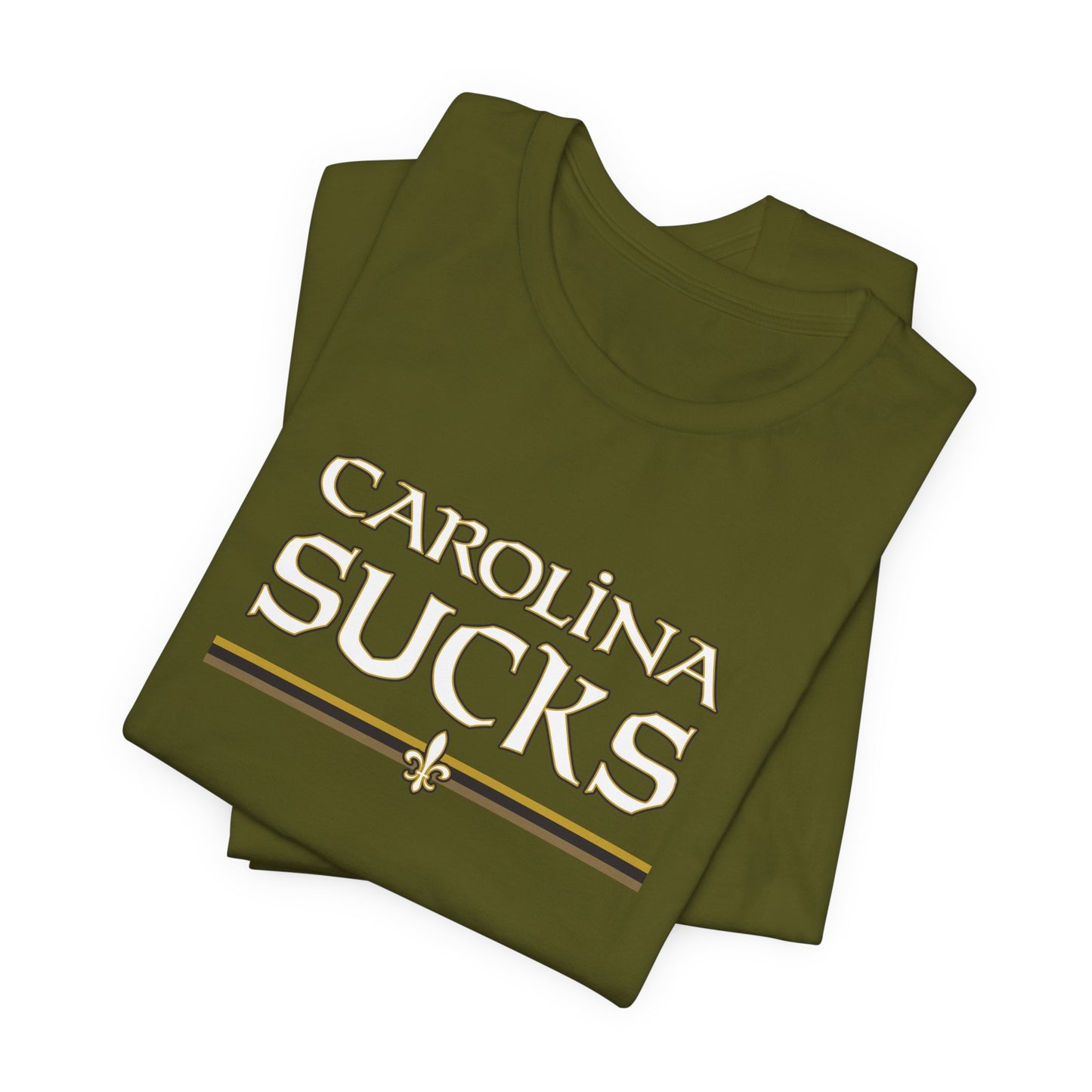Carolina Sucks (for New Orleans fans) - Unisex Jersey Short Sleeve Tee