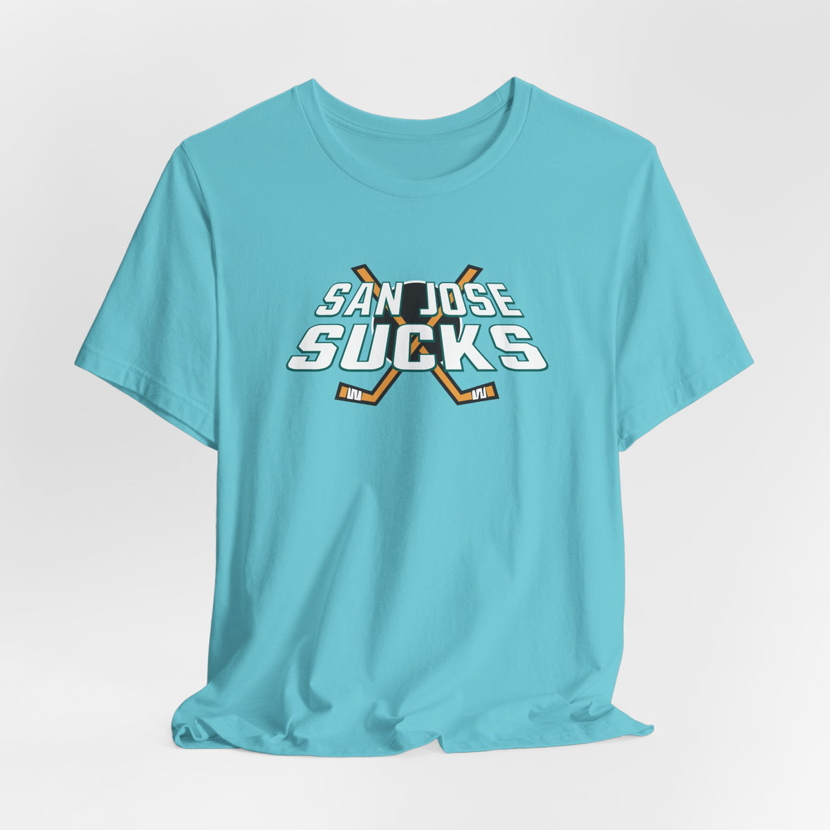 San Jose Sucks (Anaheim fans) - Unisex Jersey Short Sleeve Tee