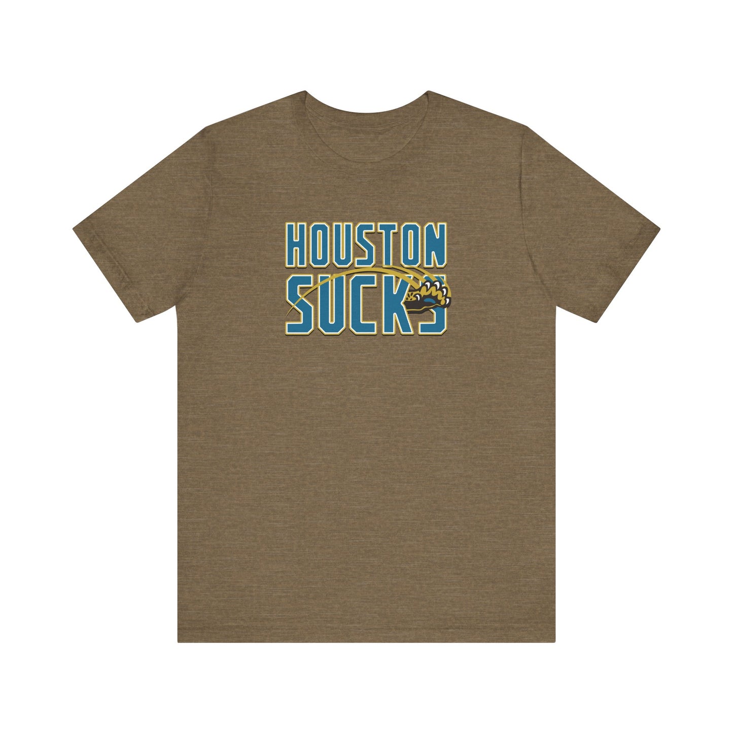 Houston Sucks (for Jacksonville fans) - Unisex Jersey Short Sleeve Tee