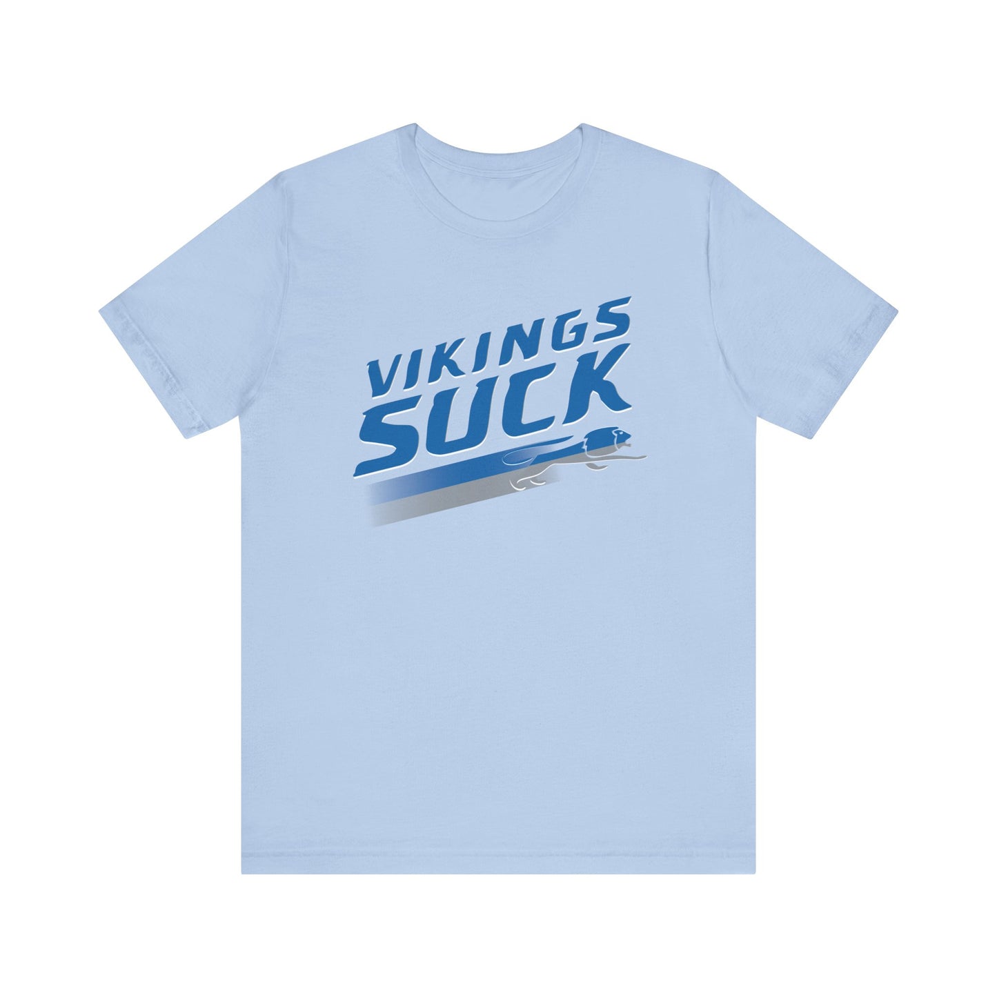 Vikings Suck (for Detroit fans) - Unisex Jersey Short Sleeve Tee