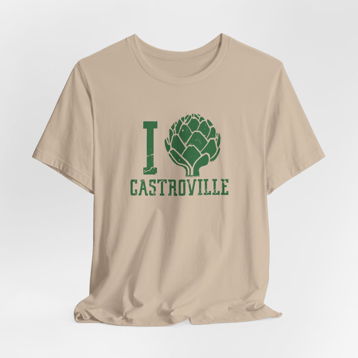 I Heartichoke Castroville (front only) - Unisex Jersey Short Sleeve Tee