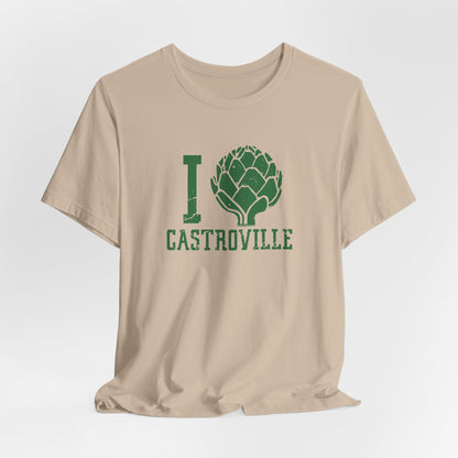 I Heartichoke Castroville (front only) - Unisex Jersey Short Sleeve Tee