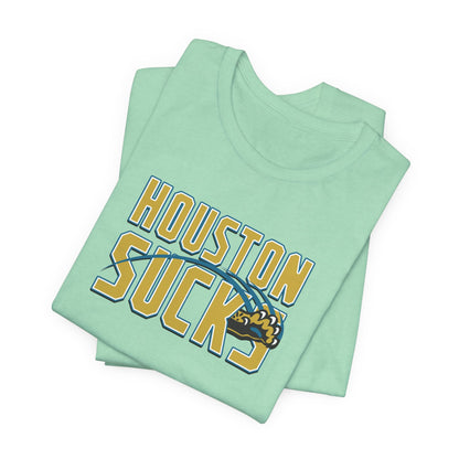 Houston Sucks (for Jacksonville fans) - Unisex Jersey Short Sleeve Tee
