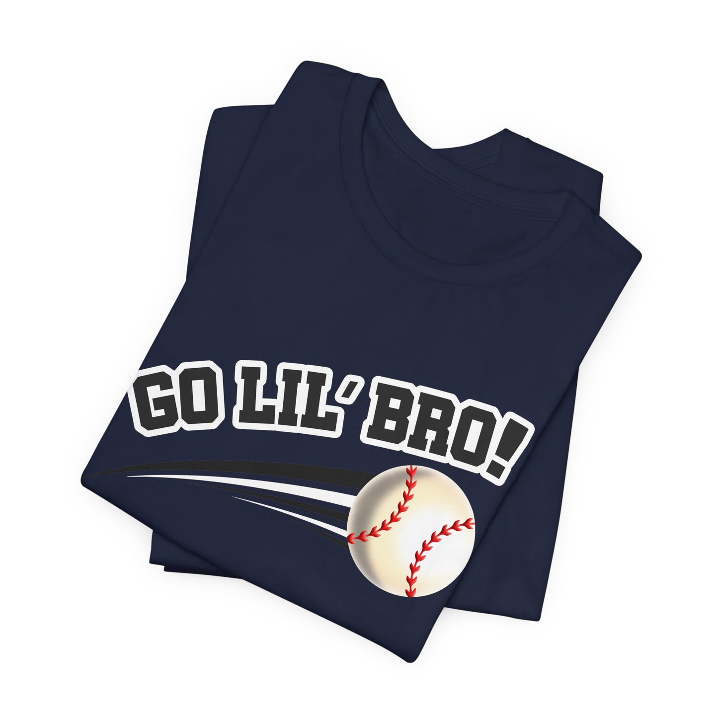 Go Lil' Bro! (Sibling Revelry Baseball) - Unisex Jersey Short Sleeve Tee