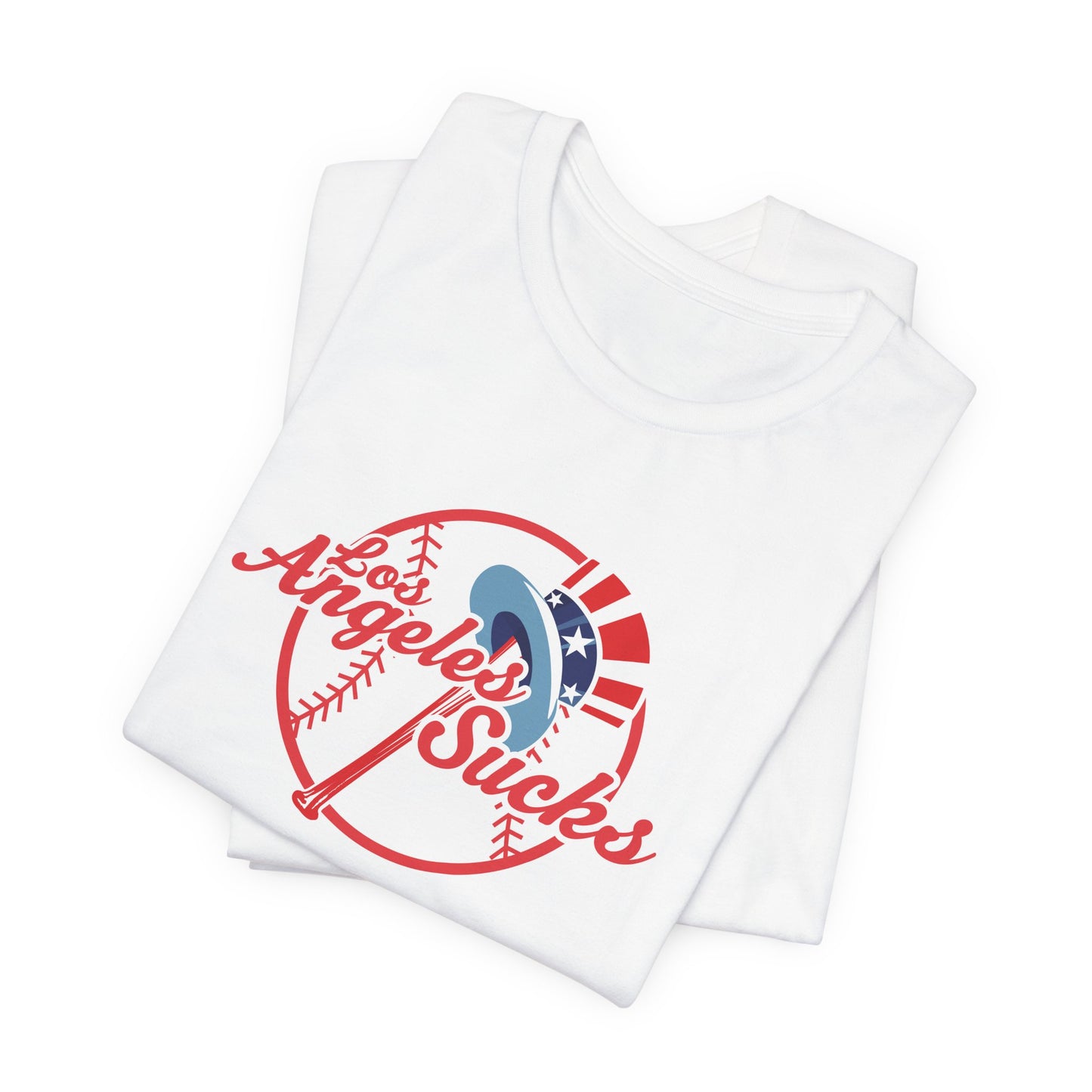 Los Angeles Sucks (for NYC fans) - Unisex Jersey Short Sleeve Tee