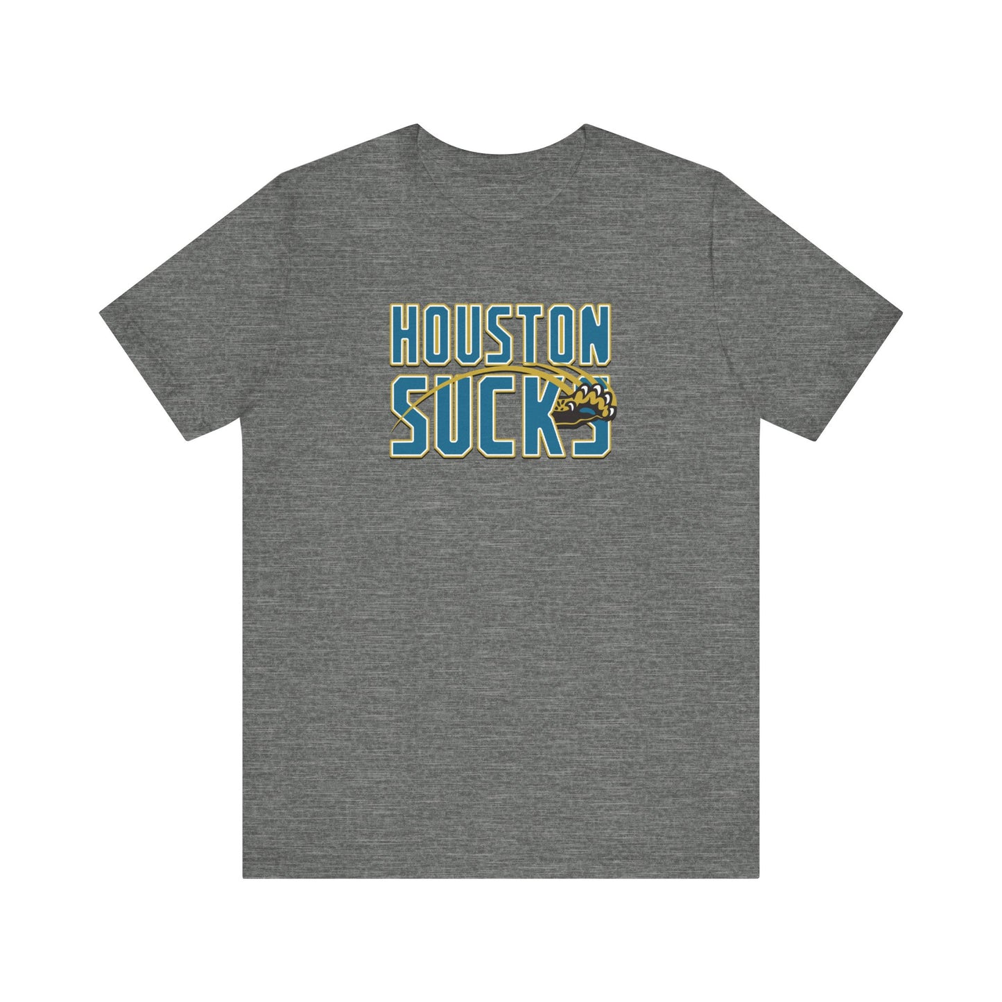 Houston Sucks (for Jacksonville fans) - Unisex Jersey Short Sleeve Tee