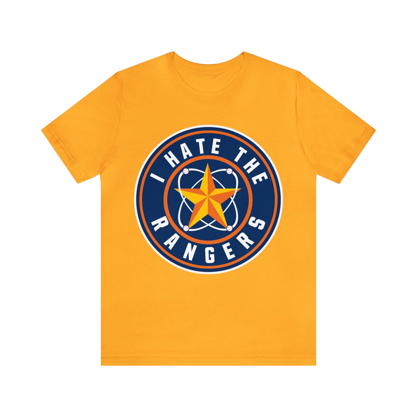 I Hate That Raynjer Team (Houston Astros Fan) - Unisex Jersey Short Sleeve Tee