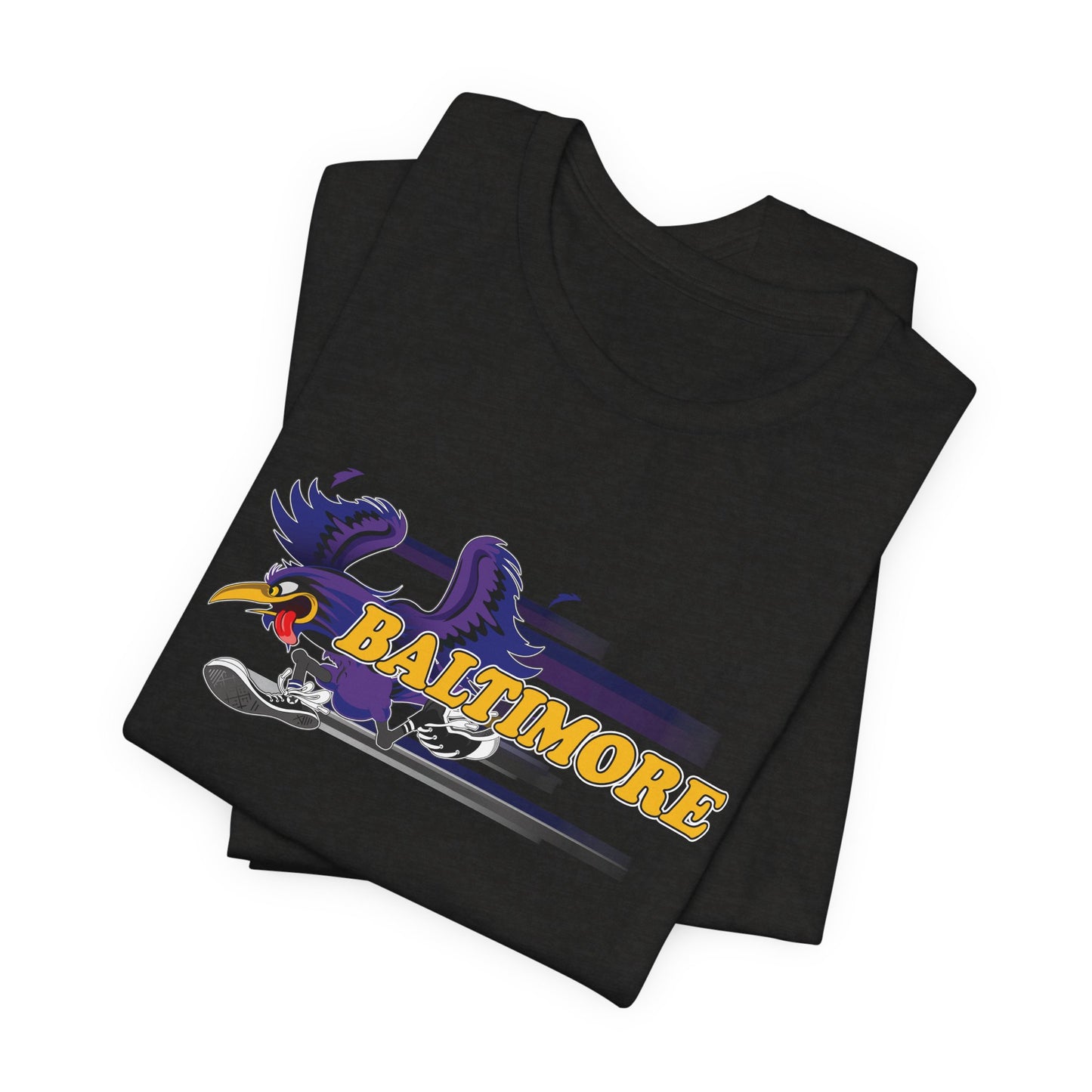 Gas Pump Raven (for Baltimore fans) - Unisex Jersey Short Sleeve Tee