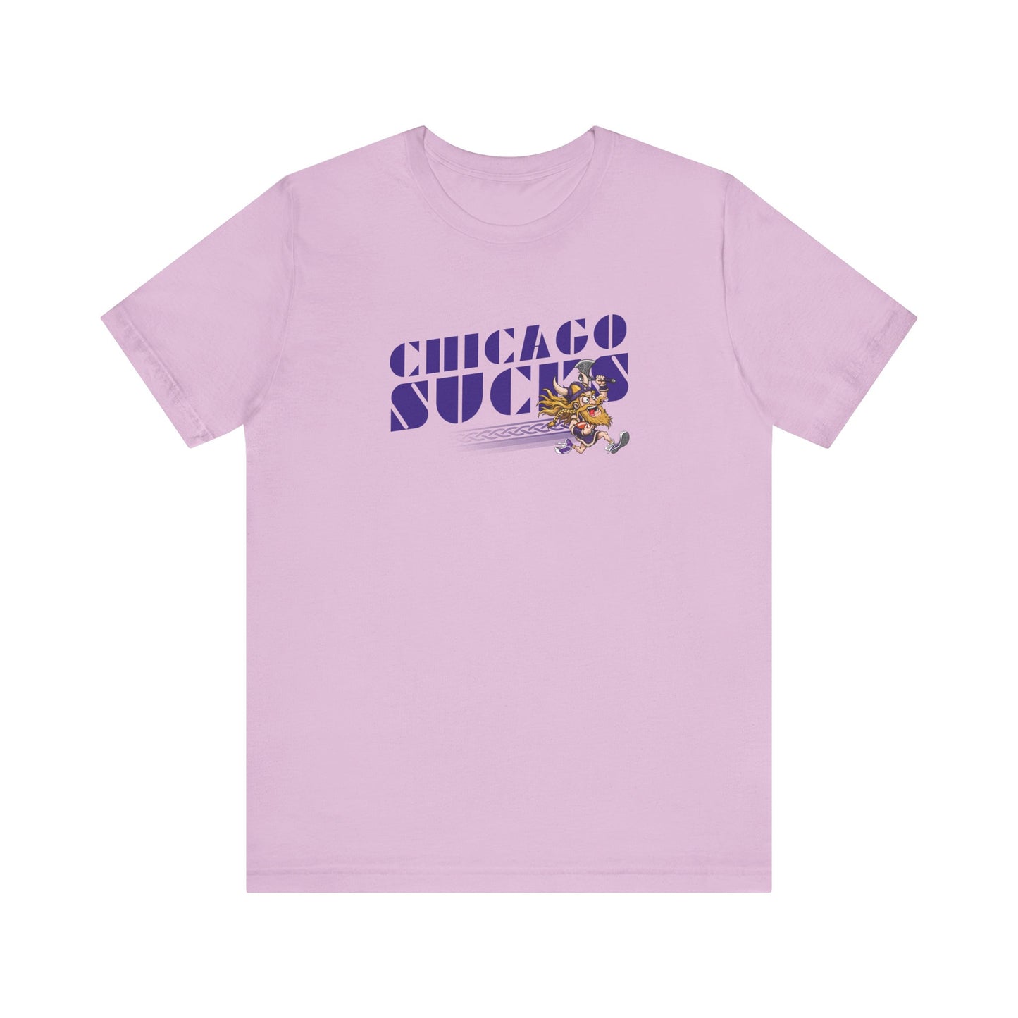 Chicago Sucks (for Minnesota Vikings fans) - Unisex Jersey Short Sleeve Tee