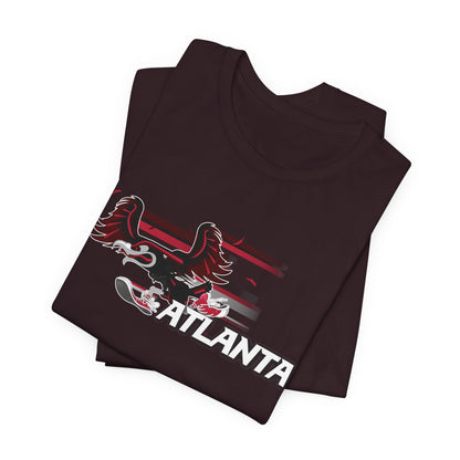 Gas Pump Hawk (for Atlanta fans) - Unisex Jersey Short Sleeve Tee