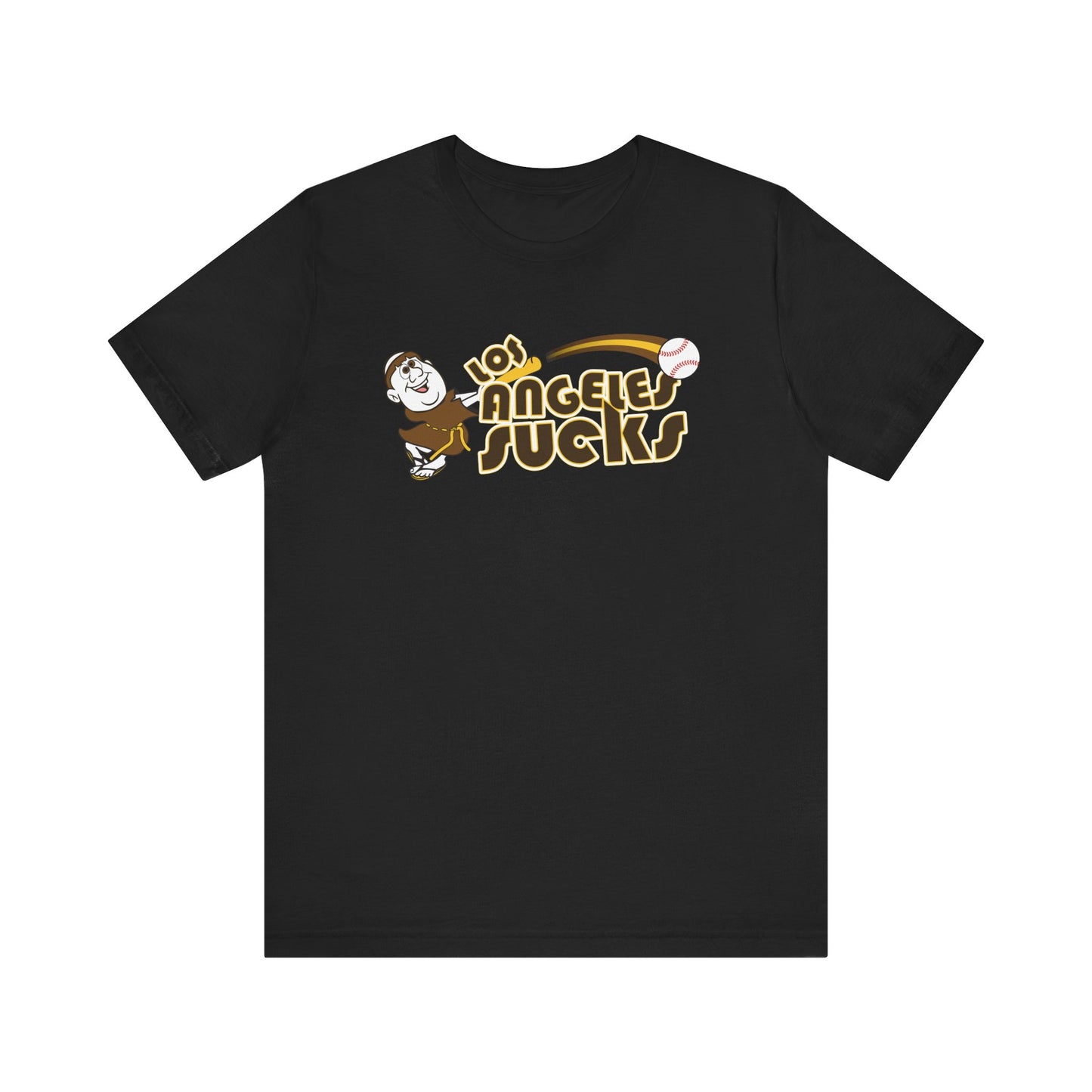 Los Angeles Sucks! (Padres fan art) - Unisex Jersey Short Sleeve Tee