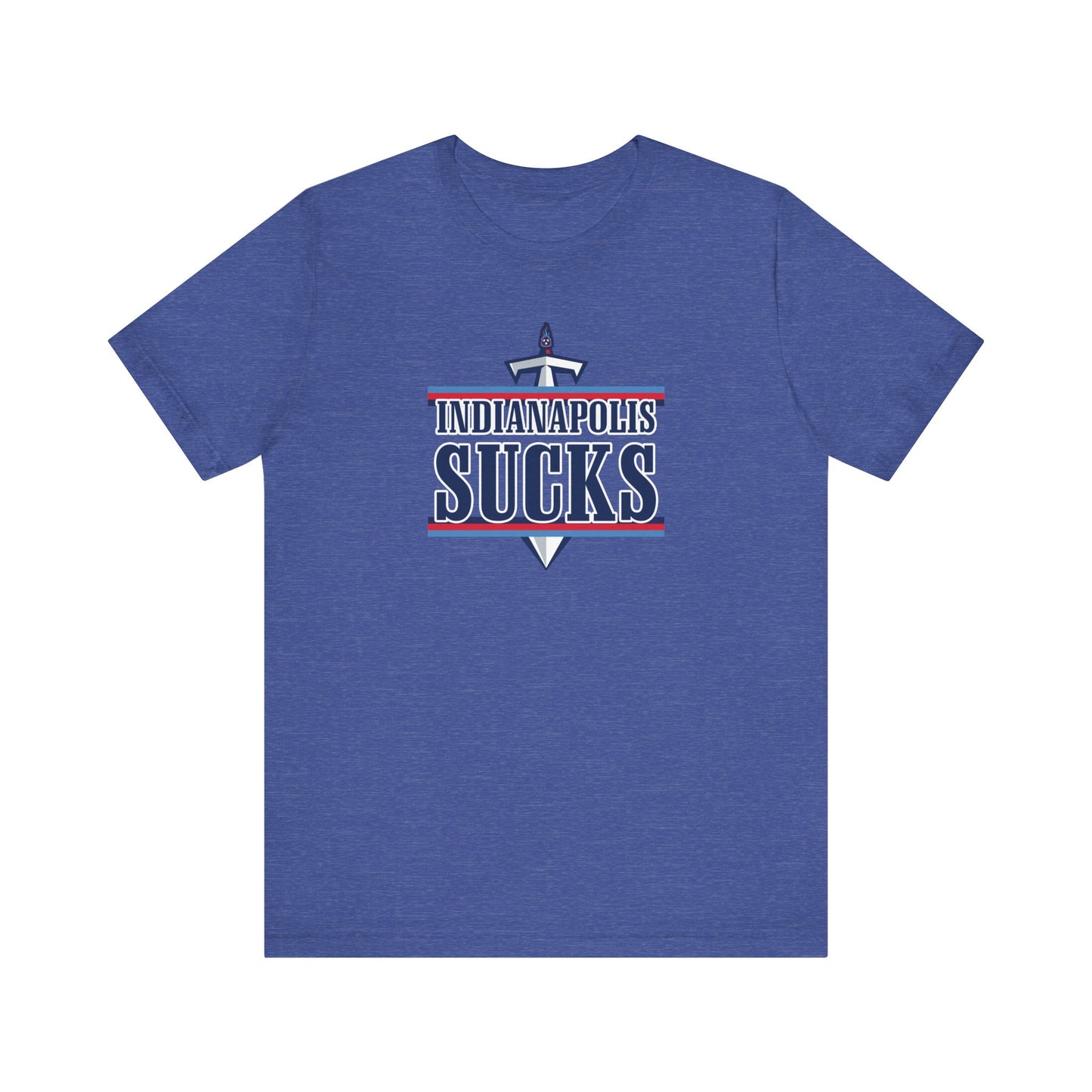 Indianapolis Suck (for Tennessee fans) - Unisex Jersey Short Sleeve Tee