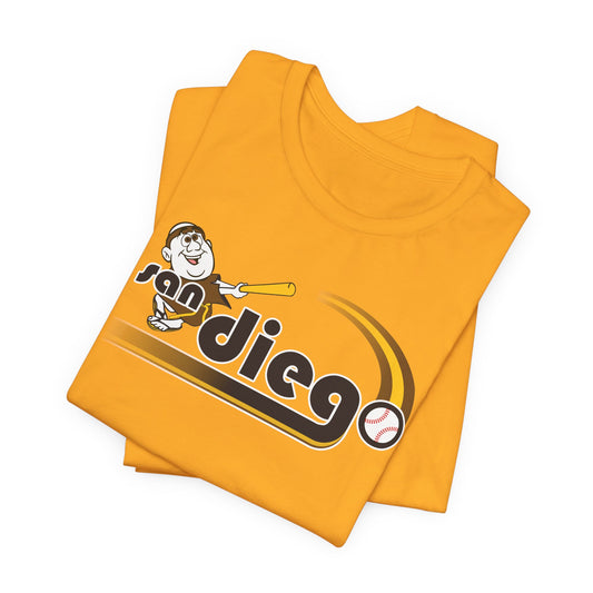 San Diego! (Padres fan art) - Unisex Jersey Short Sleeve Tee