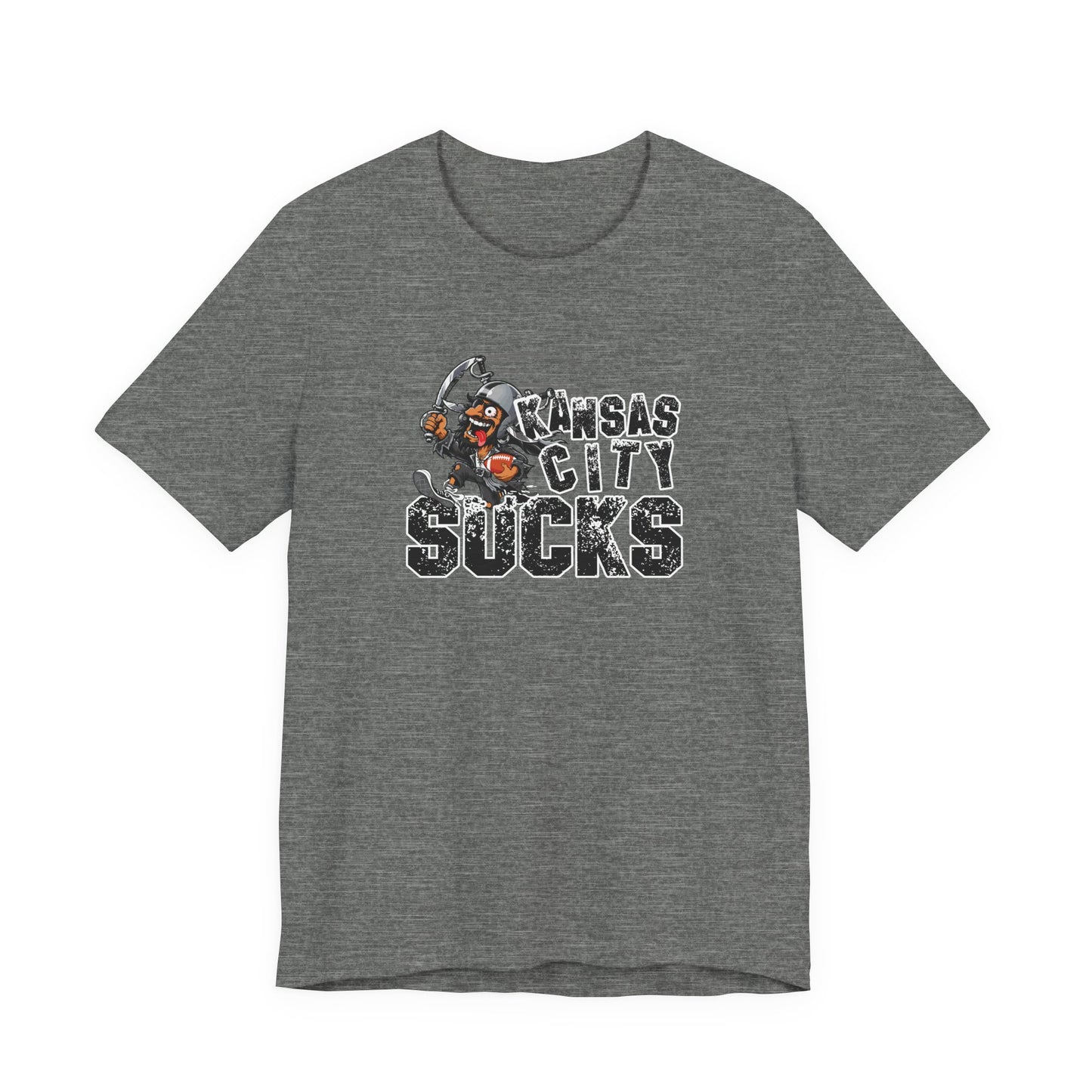 KC Sux (for Las Vegas fans) - Unisex Jersey Short Sleeve Tee