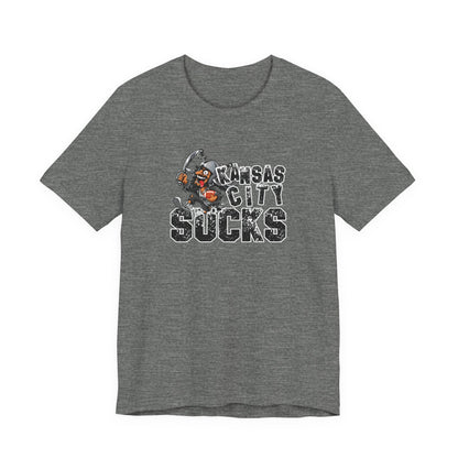 KC Sux (for Las Vegas fans) - Unisex Jersey Short Sleeve Tee
