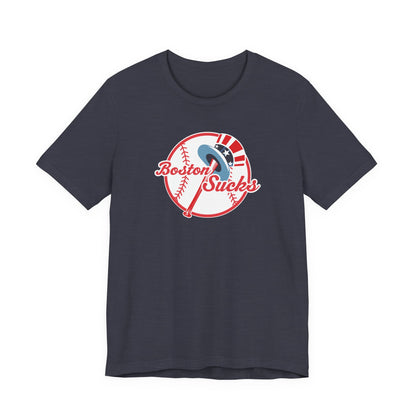 Boston Sucks (for NYC fans) - Unisex Jersey Short Sleeve Tee