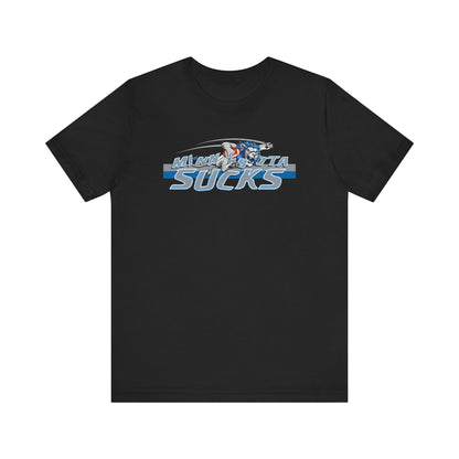 Minnesota Sux (for Detroit fans) - Unisex Jersey Short Sleeve Tee