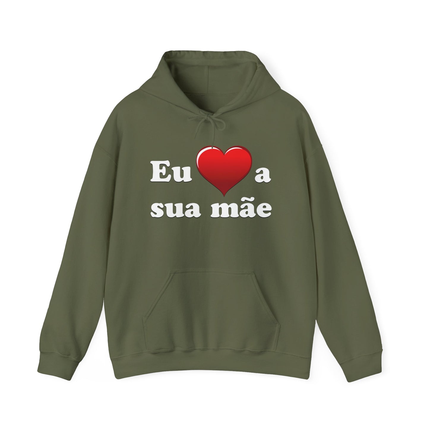 Eu ♥ a sua mãe - Unisex Heavy Blend™ Hooded Sweatshirt