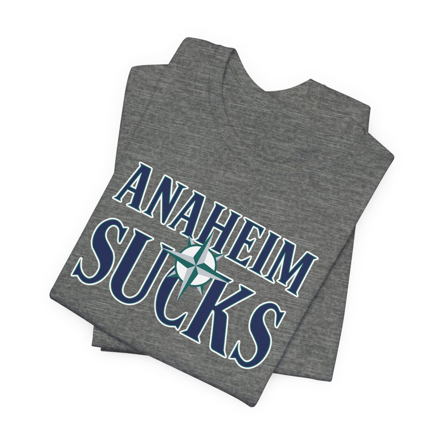 Anaheim Sucks (for Seattle fans) - Unisex Jersey Short Sleeve Tee
