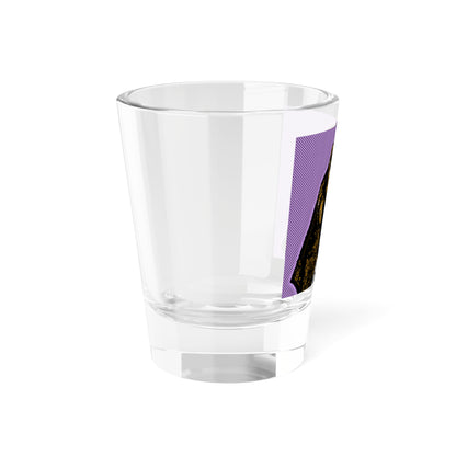 Basset Hound Pop Art (Lavender) Shot Glass, 1.5oz
