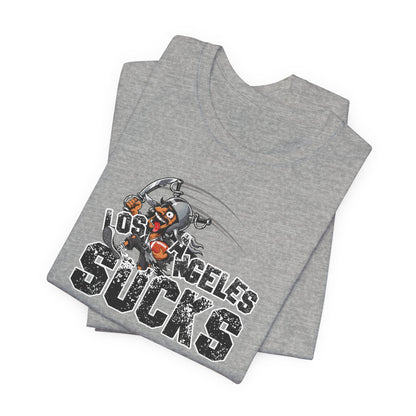 L.A. sux (for Las Vegas fans) - Unisex Jersey Short Sleeve Tee