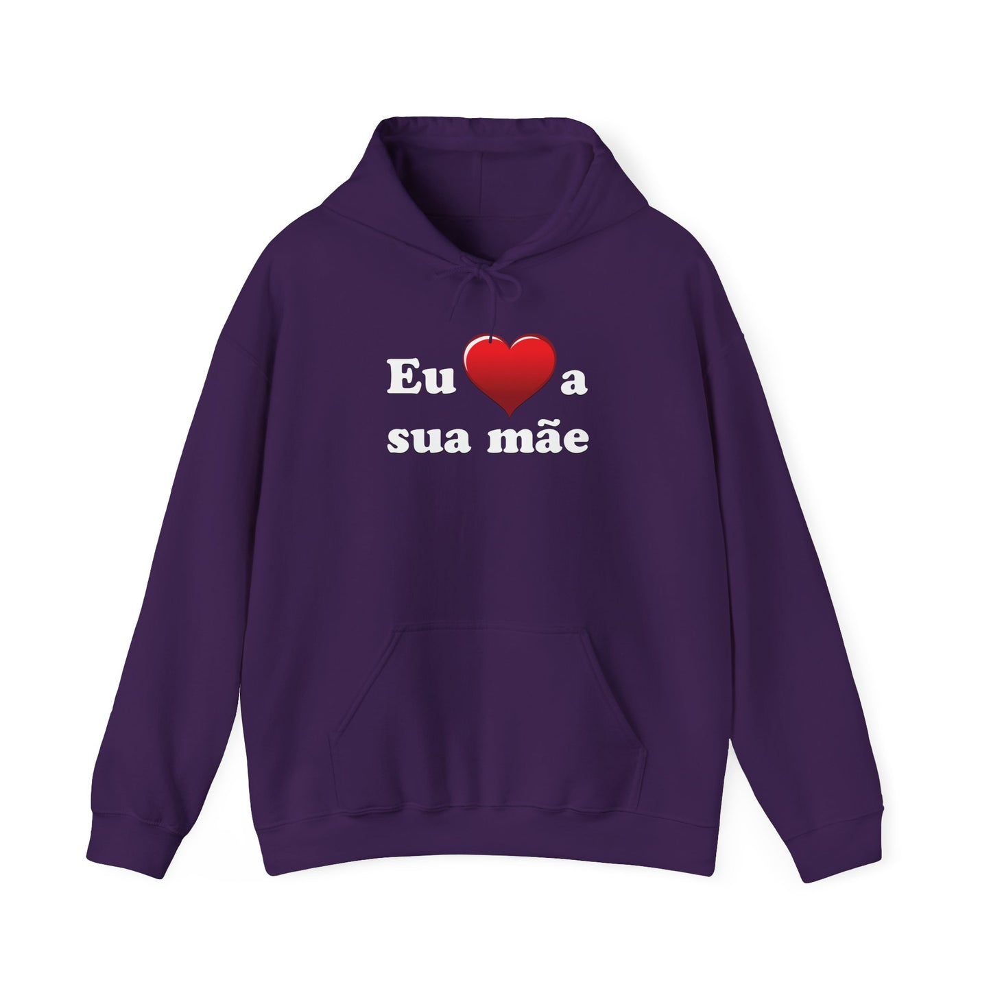 Eu ♥ a sua mãe - Unisex Heavy Blend™ Hooded Sweatshirt