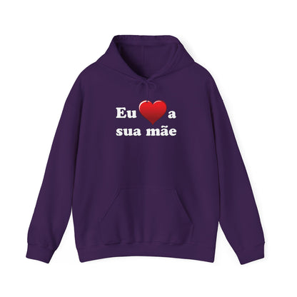 Eu ♥ a sua mãe - Unisex Heavy Blend™ Hooded Sweatshirt