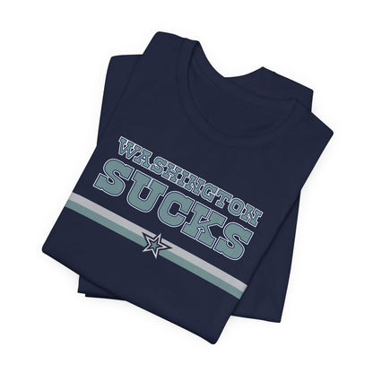 DC Sucks! (for Dallas fans) - Unisex Jersey Short Sleeve Tee
