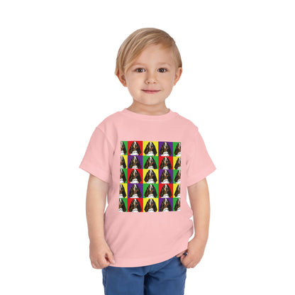 Basset Hound Pop Art - Toddler Tee