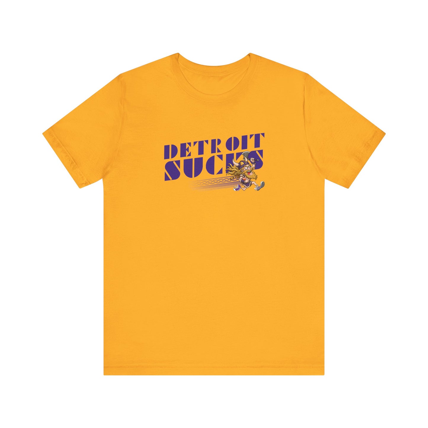 Detroit Sucks (for Minnesota fans) - Unisex Jersey Short Sleeve Tee