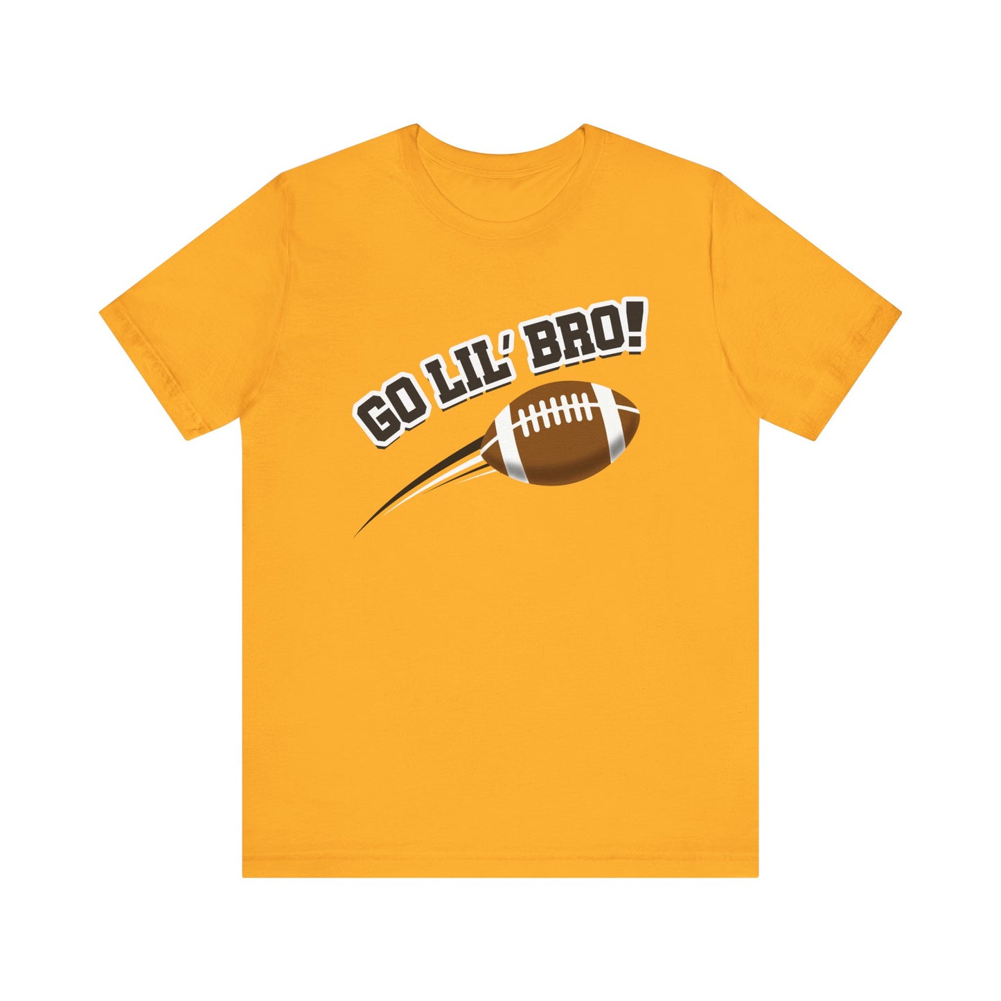 Go Lil' Bro! (Sibling Revelry Football) - Unisex Jersey Short Sleeve Tee