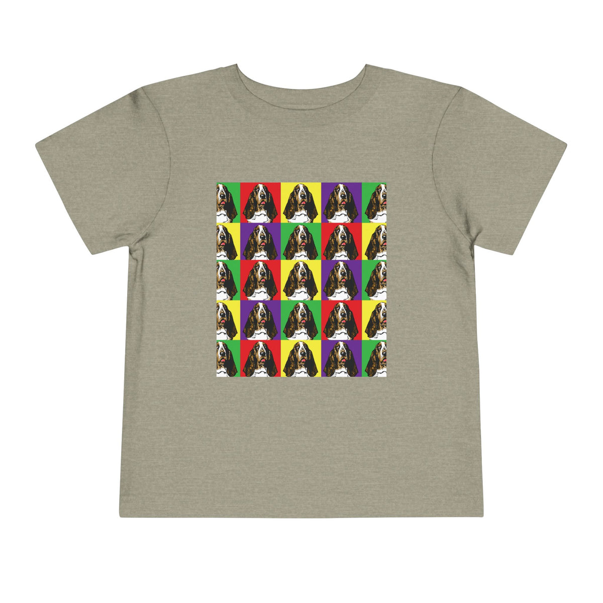 Basset Hound Pop Art - Toddler Tee