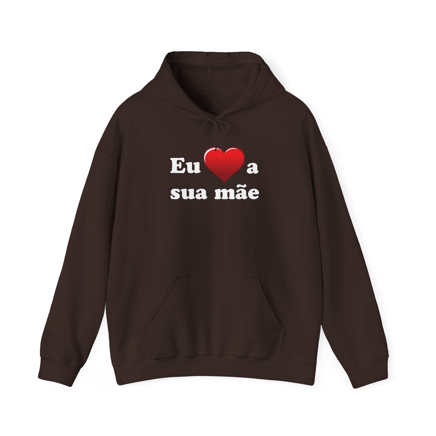 Eu ♥ a sua mãe - Unisex Heavy Blend™ Hooded Sweatshirt